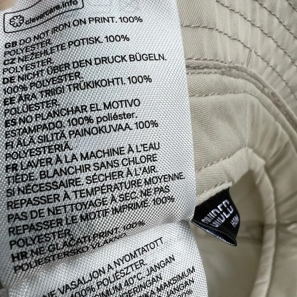 Billie Eilish H&M Bucket Hat Biege Tan Cream Divided Medium Large